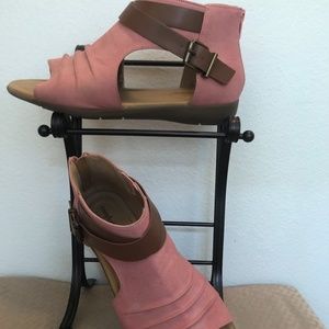 Pink Comfortview Sandal with Belt strap